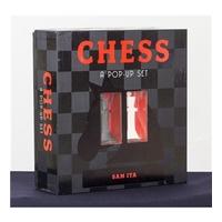 Chess, a pop-up set by Sam Ita