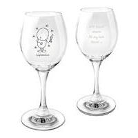 Chilli & Bubbles Personalised Wine Glass
