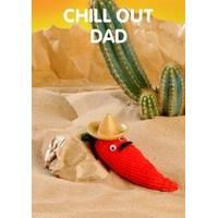 Chill Dad | Personalised Father\'s Day Card | MI1500D