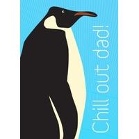 Chill penguin | Father\'s Day card