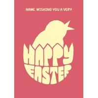 chick | personalised easter card | RC1126