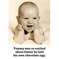 Chocolate Egg | Funny Easter Card | EA1001