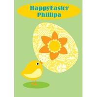 Chirpy Egg | Personalised Easter Card