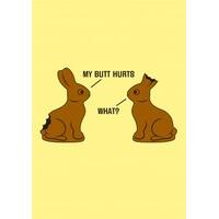 Chocolate Bunnies | Easter Card| CD1073