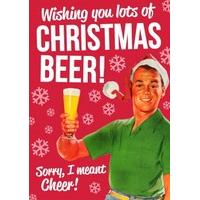 Christmas Beer| Funny Christmas Card |DM2142