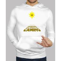 chacho beard white sweatshirt