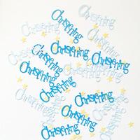 Christening Blue Bunting Party Confetti