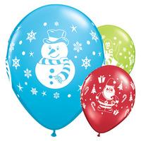 Christmas Character Party Latex Balloons