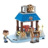 character options mike the knight hairy harrys horse wash playset