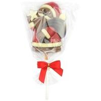 chocolate santa lolly