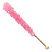 Cherry Rock Candy Sugar Swizzle Sticks 22g (Set of 6)