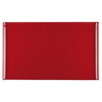 Churchill Alchemy Melamine Rectangle Buffet Tray Red 53 x 32cm (Pack of 2)