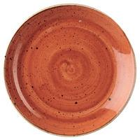 Churchill Stonecast Spiced Orange Coupe Plate 21.7cm (Set of 12)