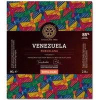 Chocolate Tree, Venezuela Porcelana, 85% dark chocolate bar