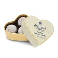 Charbonnel et Walker, Mini heart, Milk sea salt caramel truffles - Best before: 2nd August 2017