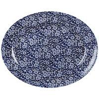 Churchill Vintage Print Willow Victorian Calico Oval Dish 36.5cm (Pack of 6)