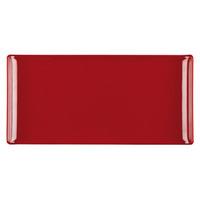 Churchill Alchemy Melamine Rectangle Buffet Tray Red 30 x 14.5cm (Pack of 6)