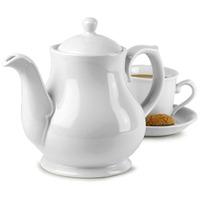 Churchill White Sandringham Coffee / Tea Pot PS30 30oz / 85.2cl (Single)