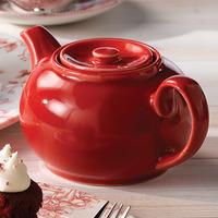 churchill beverage cafe red nova teapot 15oz 420ml single