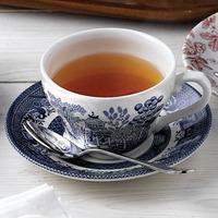 Churchill Vintage Print Blue Willow Georgian Tea Cup & Saucer 7oz / 200ml (Case of 12)
