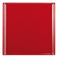 churchill alchemy melamine square buffet tray red 30cm pack of 4