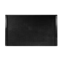 Churchill Alchemy Melamine Rectangle Buffet Tray Black 53 x 32cm (Single)