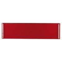 Churchill Alchemy Melamine Rectangle Buffet Tray Red 56 x 15.3cm (Pack of 4)