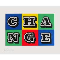 Change Artist Proof By Ben Eine