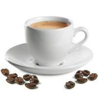 Churchill White Beverage Espresso Cup CEB9 and Espresso Saucer ESS 3.5oz / 100ml (Single)