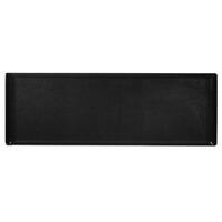 Churchill Alchemy Melamine Rectangle Buffet Tray Black 58 x 20cm (Pack of 4)