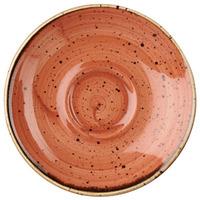 Churchill Stonecast Spiced Orange Espresso Saucer 11.8cm (Set of 12)