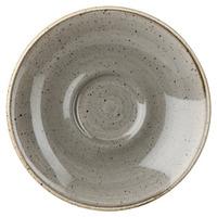 churchill stonecast peppercorn grey espresso saucer 118cm set of 12