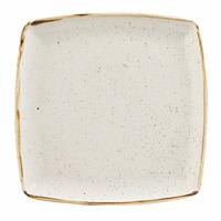 Churchill Stonecast Barley White Deep Square Plate 26cm (Case of 6)