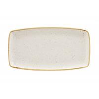 Churchill Stonecast Barley White Oblong Plate 35cm (Case of 6)