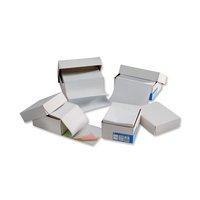 Challenge Listing Paper 3-Part Carbonless Standard Perforated Sheets 11inchx241mm 3 Colours [700 Sheets]