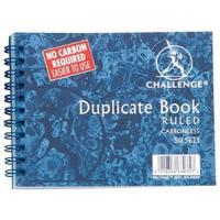 Challenge Duplicate Book Carbonless Wirebound Ruled 105x130mm Ref 100080427 [Pack 5]