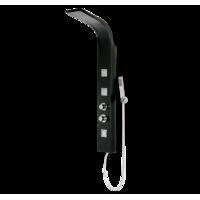 Chime Thermostatic Shower Panel - Black