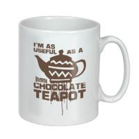 CHOCOLATE TEAPOT PLAIN LAZY MUG