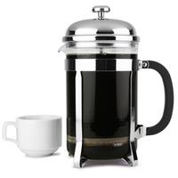 Chrome Cafetiere 12 Cup (Pack of 6)