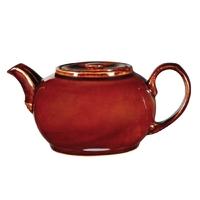 Churchill Rustics Brown Nova Teapots 420ml Pack of 4