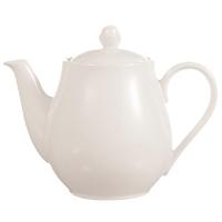 Chef and Sommelier Embassy White Teapots 750ml Pack of 8