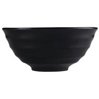 Churchill Zen Noodle Bowls Black 134mm Pack of 12