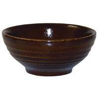 churchill bit on the side brown ripple snack bowls 102mm pack of 12