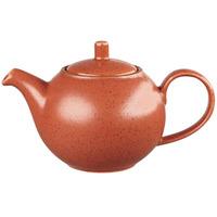 Churchill Stonecast Spiced Orange Tea Pot 15oz / 425ml (Set of 4)