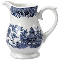 churchill vintage prints blue willow sandringham jug 280ml 10oz case o ...