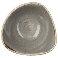 Churchill Stonecast Peppercorn Grey Triangular Bowl 18.5cm (Set of 12)