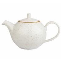Churchill Stonecast Barley White Tea Pot 15oz / 425ml (Case of 4)