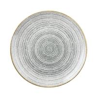 churchill studio prints homespun stone grey coupe plate 182mm pack of  ...