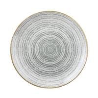 churchill studio prints homespun stone grey coupe plate 248mm pack of  ...