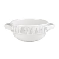 Churchill Bamboo Handled Stacking Soup Bowl 14oz Pack of 6